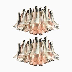 Italian Flamingo Chandeliers, 1980s, Set of 2