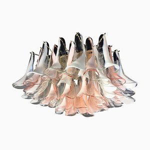 Lámpara de techo Flamingo italiana de cristal de Murano, 1990