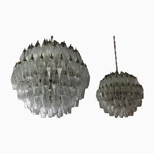 Spherical Murano Chandelier in the Style of Carlo Scarpa