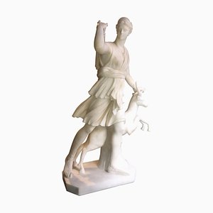 Diana the Huntress, Italy, 1850, Marble