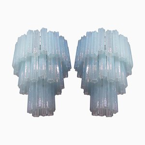 Chandeliers in the style of Toni Zuccheri for Venini, Set of 2