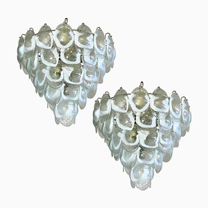 Lampadari conchiglia di Murano di Mazzega, set di 2