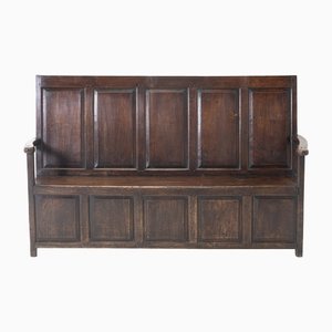 Antique English Settle in Oak