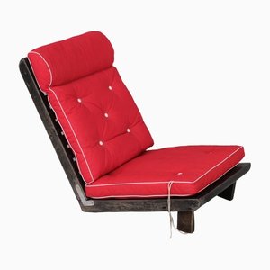 Low Mid-Century French Alpine Lounge Chair