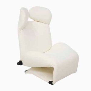 White 111 Wink Chaise Lounge by Toshiyuki Kita for Cassina