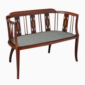 Edwardian Settee in Mahogany