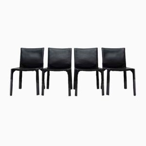 CAB 412 Chairs by Mario Bellini for Cassina, Set of 4