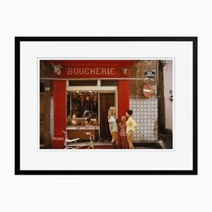 Slim Aarons, Boucherie de Saint-Tropez, 1971, Photographie Couleur