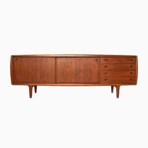Large Danish Sideboard in Teak by H. P. Hansen for Imha, 1960s