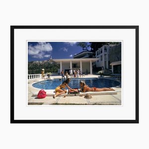 Slim Aarons, Poolside Backgammon, 1972, Colour Photograph