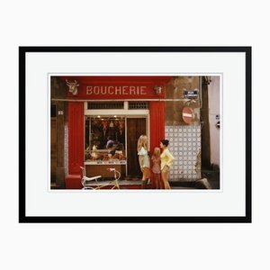 Slim Aarons, Saint-Tropez Butcherie, 1971, Photographie Couleur