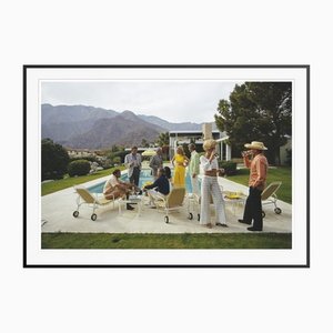 Slim Aarons, Poolside Gathering, 1970, Colour Photograph