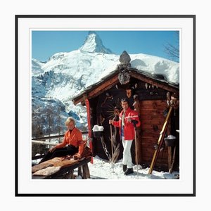 Slim Aarons, Chalet Costi, 1968, Colour Photograph