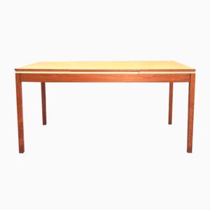 French Minimalist Extendable Dining Table, 1970s