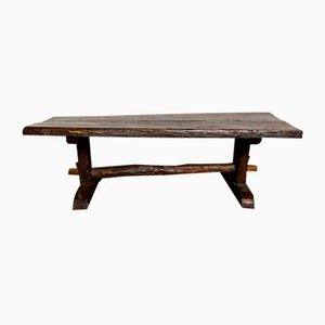 French Rustic Console Table in Oak