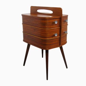 Scatola da cucito in teak, Danimarca, anni '60