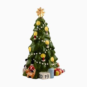 Porcelain Annual Christmas Tree Figurine from Royal Copenhagen, 2019