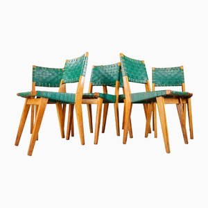 Model 666 Dining Room Chairs by Jens Risom for Walter Knoll 1950s, Set of 6