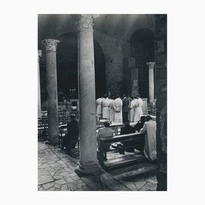 Basilica, Italia, anni '50, fotografia in bianco e nero