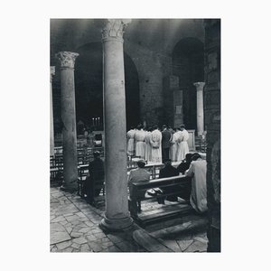 Basilica, Italy, 1950s, Black & White Photograph