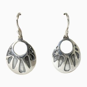 Silver Earrings by Sigurd Persson
