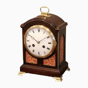 Small Pad Top Bracket Clock in Mahogany