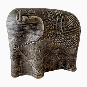 Elefante grande in ceramica di Bertil Vallien per Rörstrand