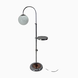 Bauhaus or Functionalist Adjustable Floor Lamp, 1940s