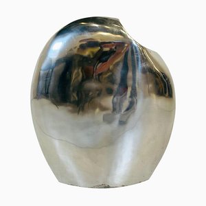 Italienische Vase aus Metall, 1960er