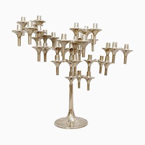 German Orion Candleholders by Fritz Nagel & Ceasar Stoffi for Bmf., Set of 12