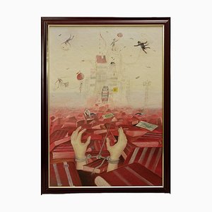 Miroslav Krofian, The Victory of Ideology, Painting, Framed