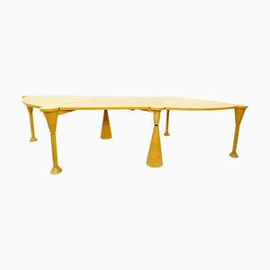 Contemporary Double Extending Table by Baudouin Fettweis