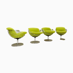 Belgian Atomic Chairs by Rudi Verelst for Novalux, Set of 4