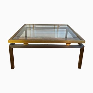 Large Coffee Table in the Style of Guy Lefevre for Maison Jansen, 1970s