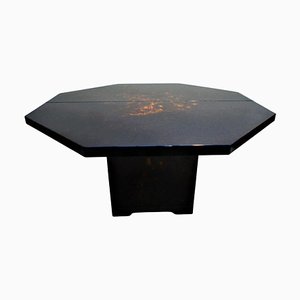 Lacquer Dining Table by Jean-Claude Mahey