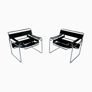 B3 Wassily Armchair by Marcel Breuer for Gavina, 1925, Set of 2