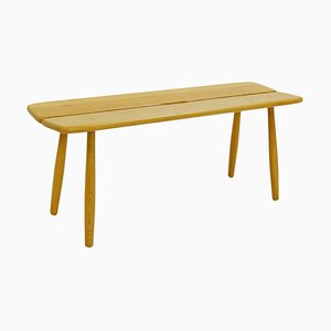 Swedish Oak Bench by Carl Gustaf Boulogner for Ab Brothers Wigells Chair Factory