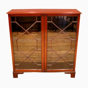 Edwardian Mahogany Glazed Bookcase