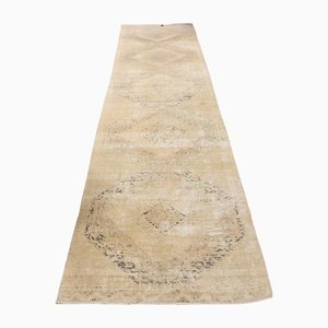 Handgeknüpfter türkischer Vintage Oushak Läufer