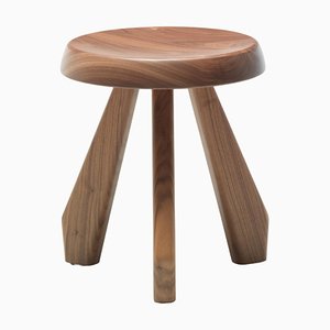 Meribel Wood Stool by Charlotte Perriand for Cassina
