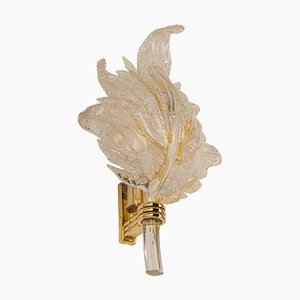 Large Murano Glass Wall Sconce by Barovier & Toso, Italy, 1970s