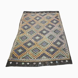 Antiker handgewebter türkischer Kelim Teppich