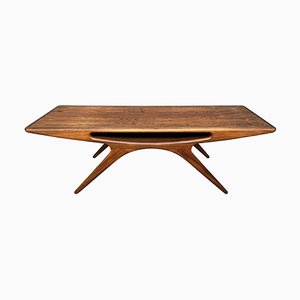 Rosewood The Smile Coffee Table by Johannes Andersen for CFC Silkeborg