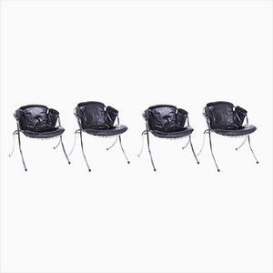 Lynn Stackable Chairs by Gastone Rinaldi, Set of 4