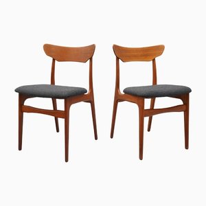 Teak Dining Chairs by Schiønning & Elgaard for Randers Møbelfabrik, Set of 2