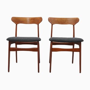 Teak Dining Chairs by Schiønning & Elgaard for Randers Møbelfabrik, Set of 2