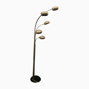 Brass-Arched Floor Lamp, 1970s