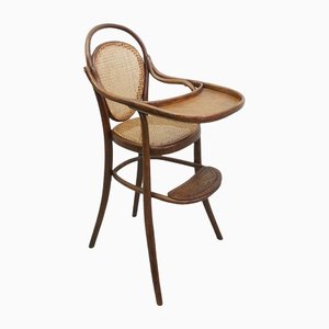 Children's Chair with Folding Table by Michael Thonet for Thonet, 1900s