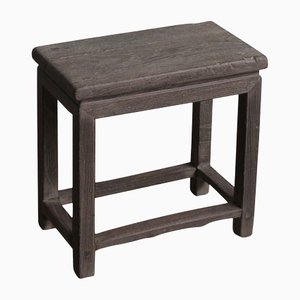 Tabouret Simple Antique en Orme