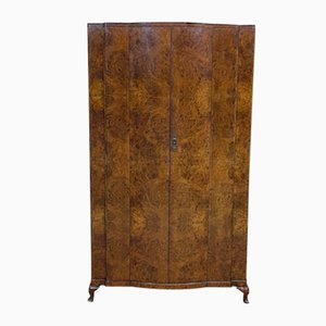 English Art Deco Walnut Cabinet